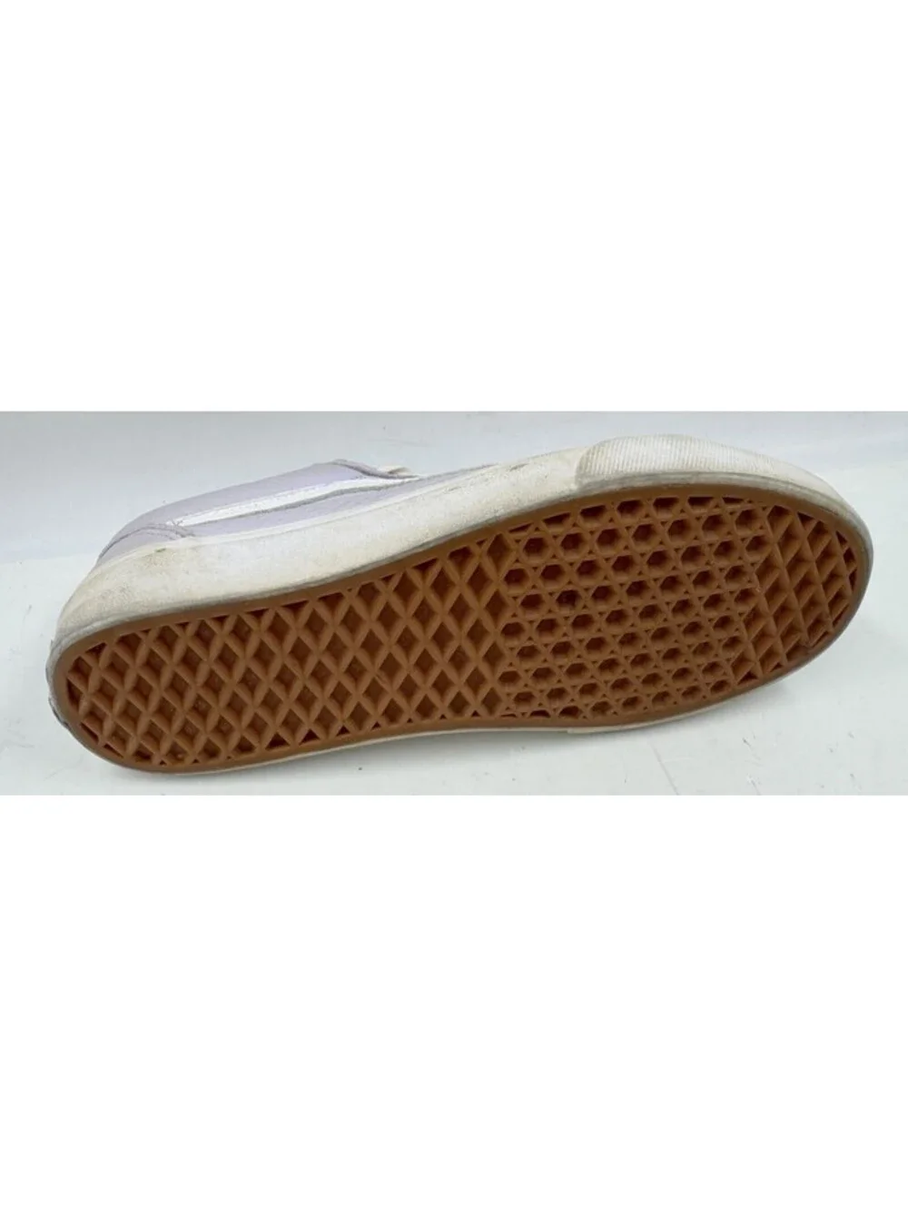 Vans Old Skool Women’s Sneakers Size 8 Lilac Leather Lace Up Athletic Shoes